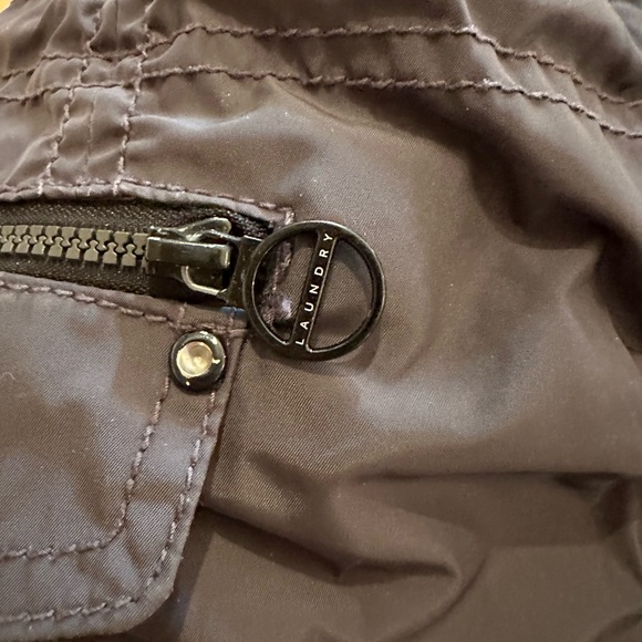 Laundry By Shelli Segal 2 Piece Coat with Leopard Lining Size PM (Petite Medium) - Picture 7 of 7